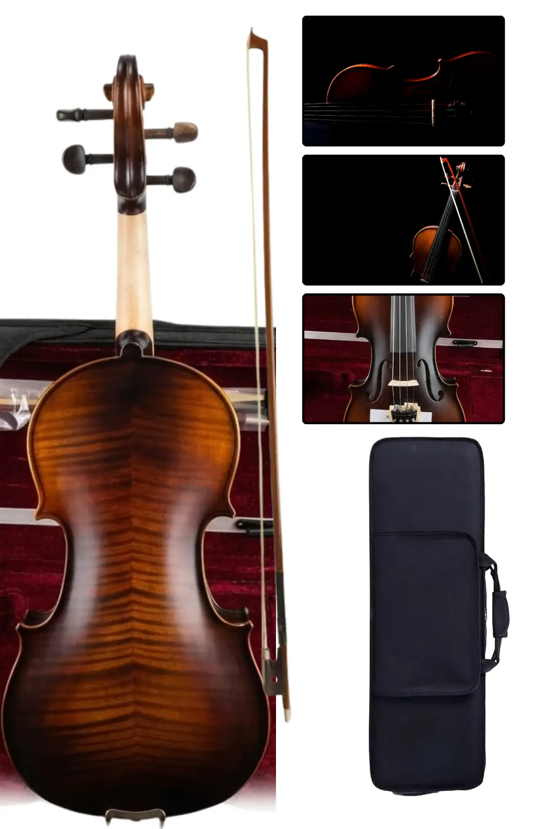 Müller Mv 244Mh Profesyonel Keman Akustik Ahşap Gövde