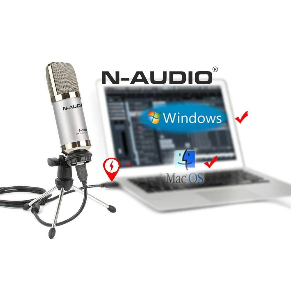 S-600 Usb Condenser Mikrofon detay