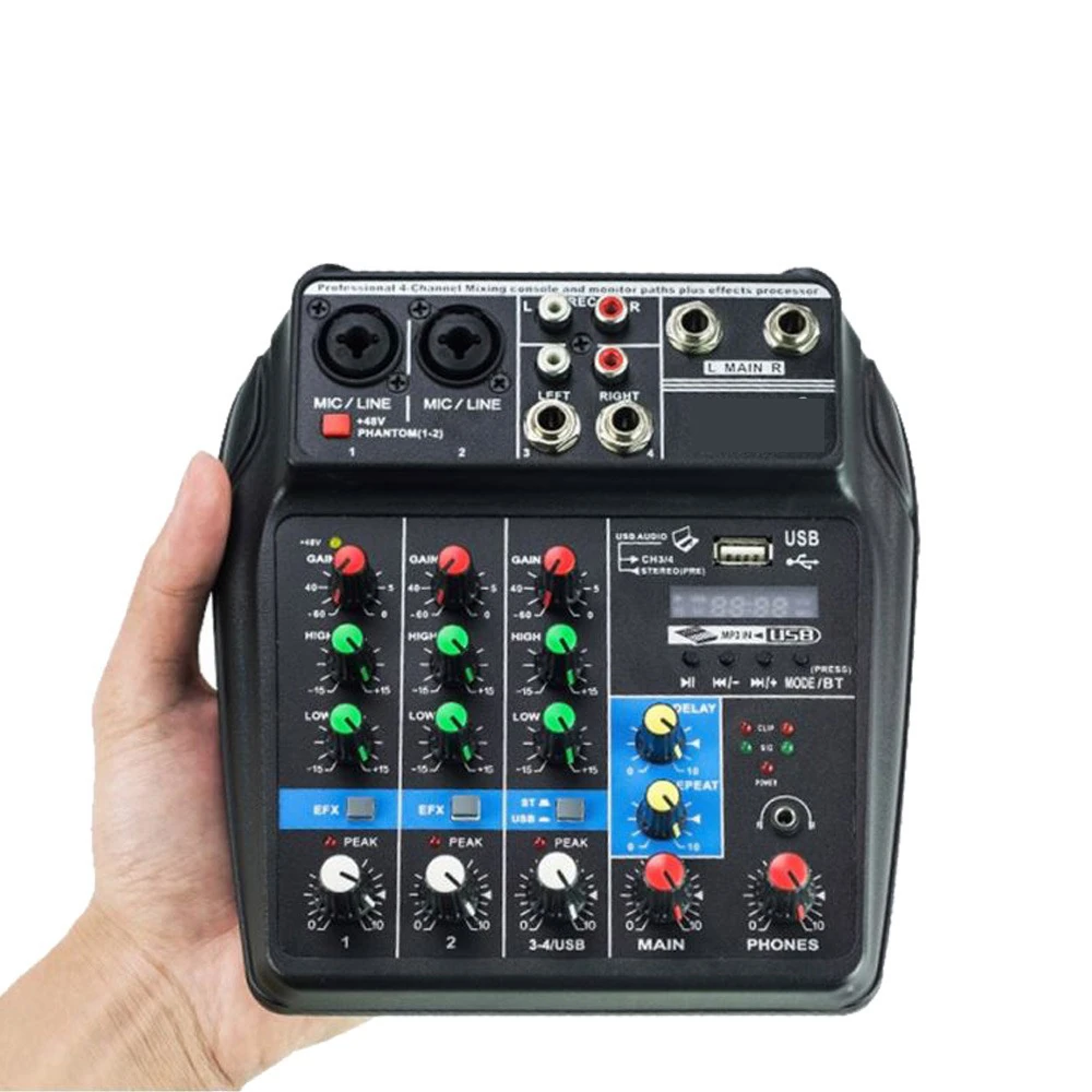 D-Voice M-400Btı Ses Kartlı Mixer 4 Kanal Bluetooh Usb görünüm