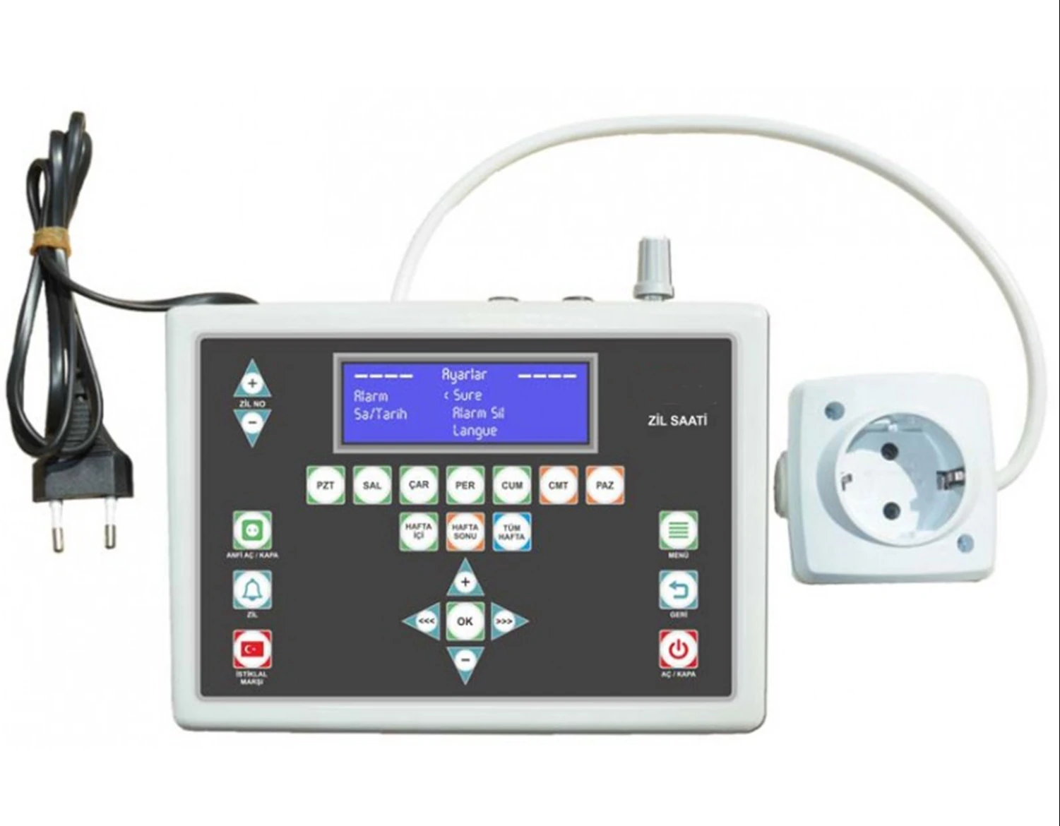 Programlanabilir Profesyonel Okul Zil Saati Sistemi