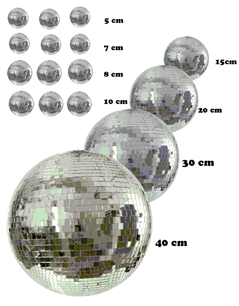 Aynalı Küre Disko Topu 50Cm detay
