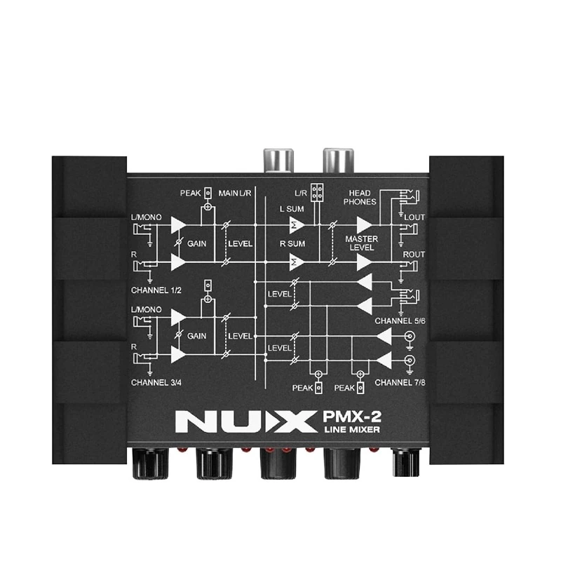 Nux Pmx-2U Ses Kartı ve Mixer detay