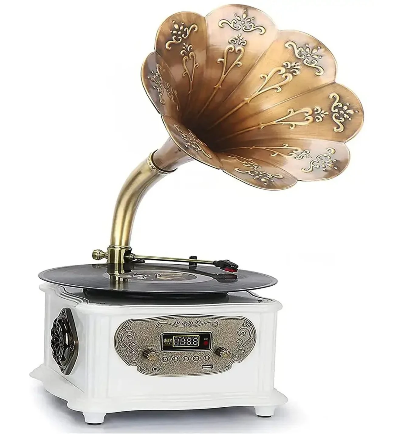 Gramofon-GD-693 Beyaz detay