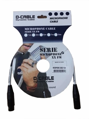 D-Cable Xx-Fm 1.5 Metre Xlr-Xlr Mikrofon Kablosu