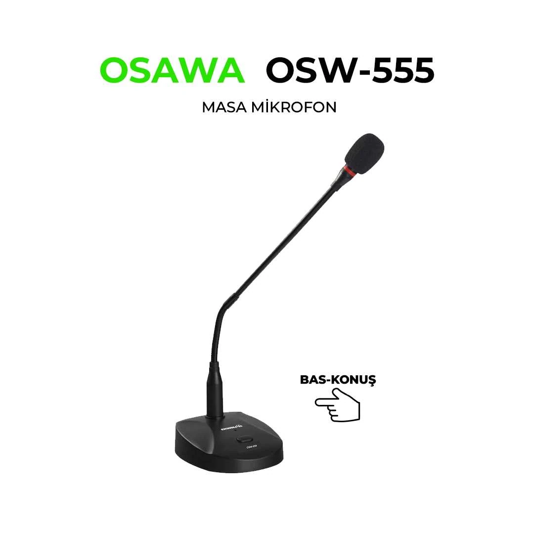Osawa OSW-555 (Bas Konuş) Kürsü Mikrofon