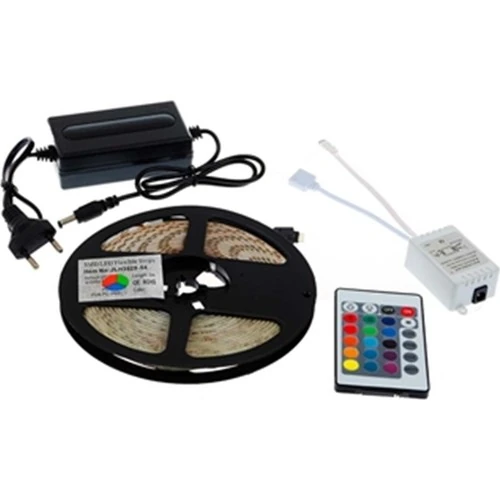 Rgb Şerit Led 3 Çipli Uzaktan Kumandali 5 Metre görünüm