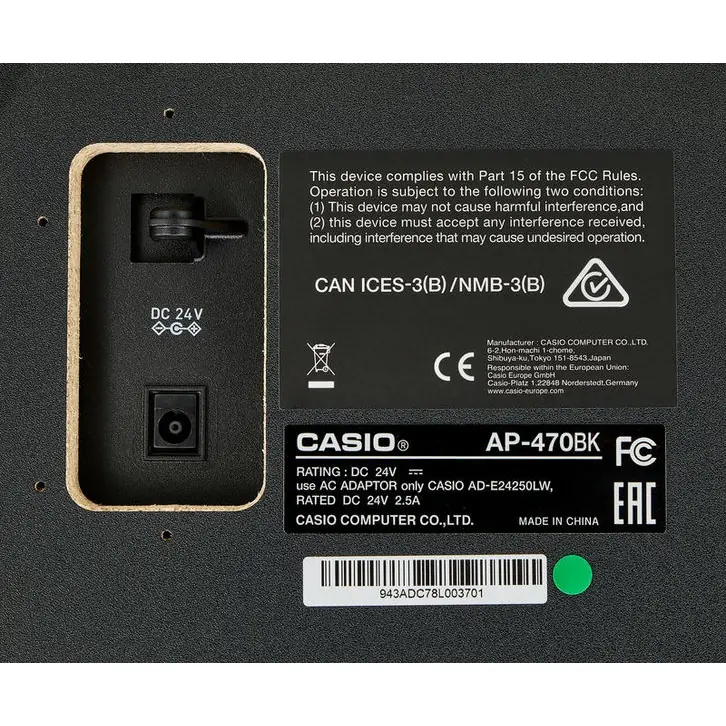 Casio AP-470 USB Ses Kaydı ve MIDI kaydedici