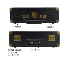 Looptone Pikap Plak Çalar Ds-101Bt Bluetooth görünüm