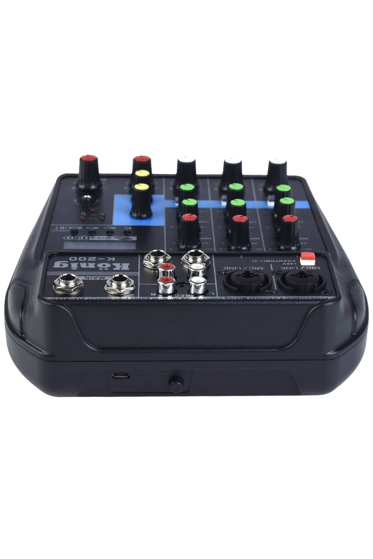K-200 Ses Kartlı Mixer 4 Kanal Bluetooh Usb görünüm