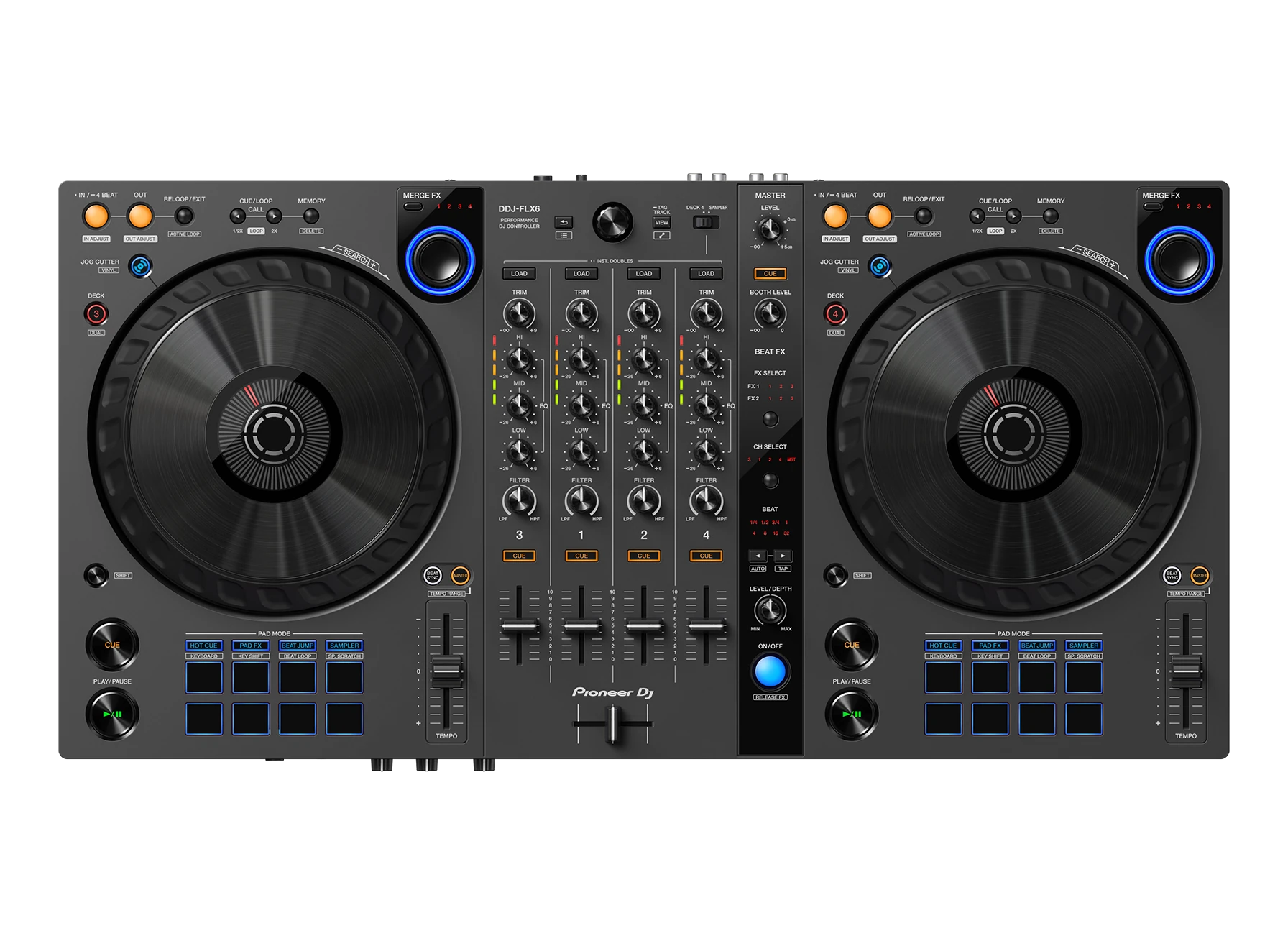 Pioneer Dj Ddj-Flx6 Gt 4 Kanal Dj Controller