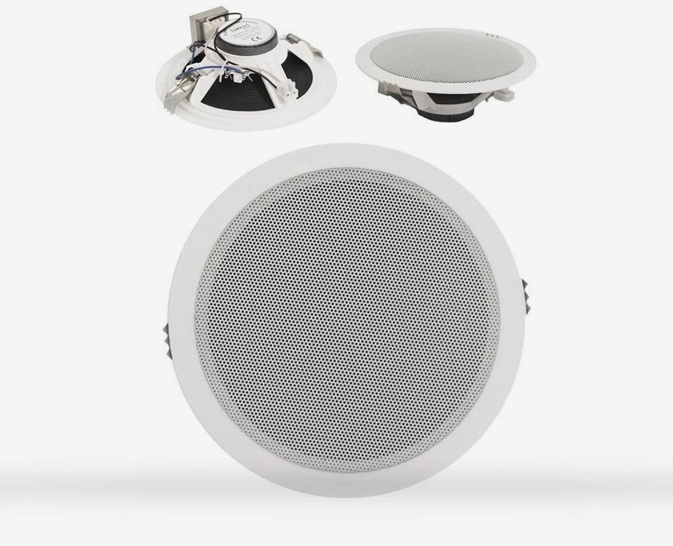 Spekon Tvn-6Tw - 5-10 Watt 16 Cm Siyah Tavan Hoparlörü