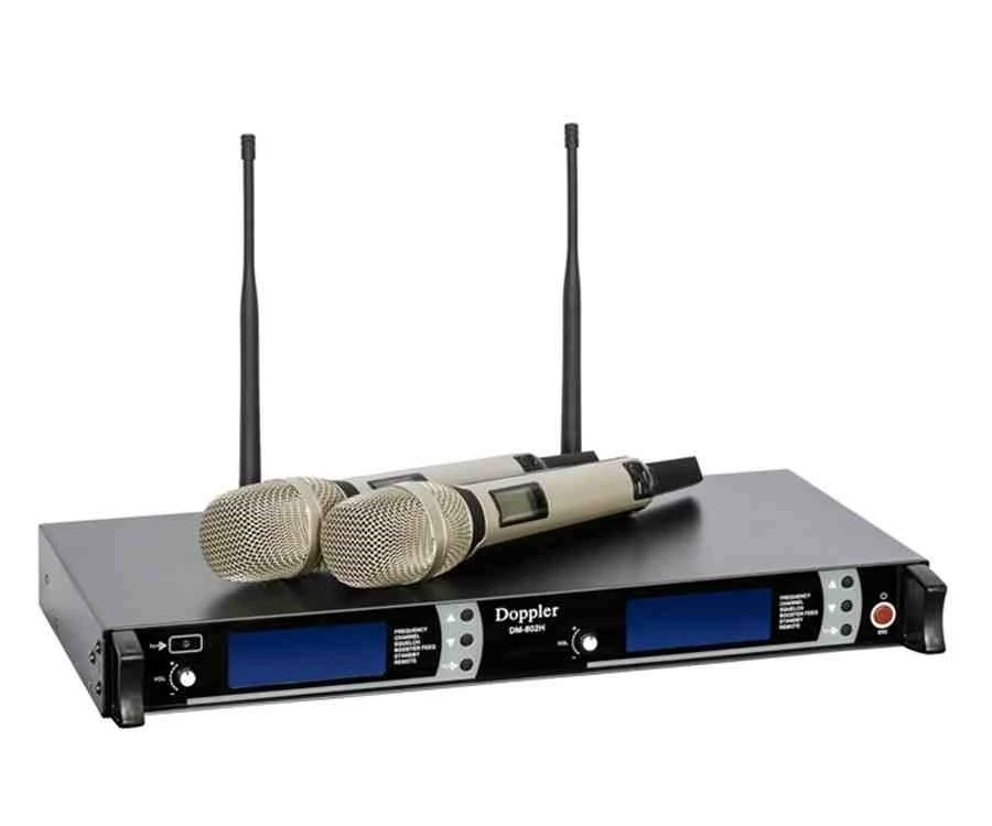 Doopler Dm-802H Telsiz Mikofon Çift El