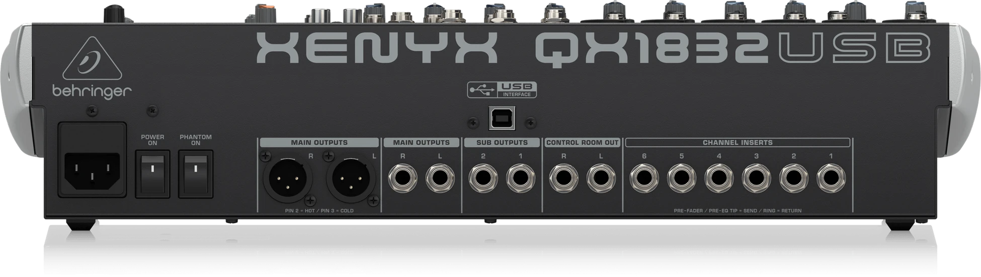 Behringer Xenyx Qx1832Usb 18 Kanal Efektli Mikser detay