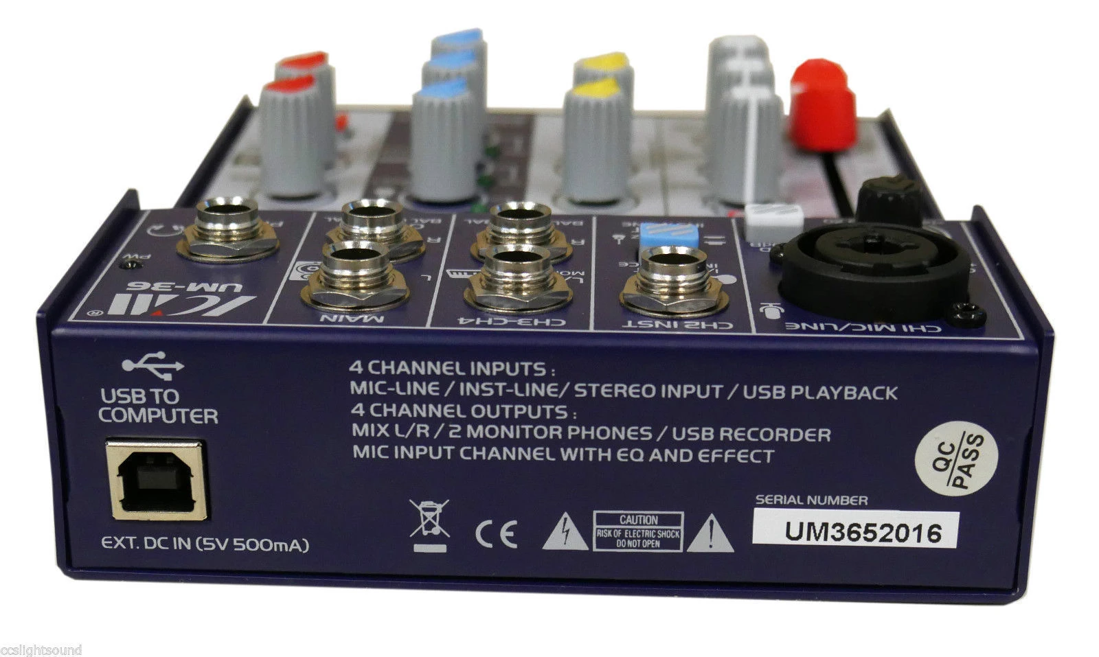 Mikser Ses Kartı Um-36 detay