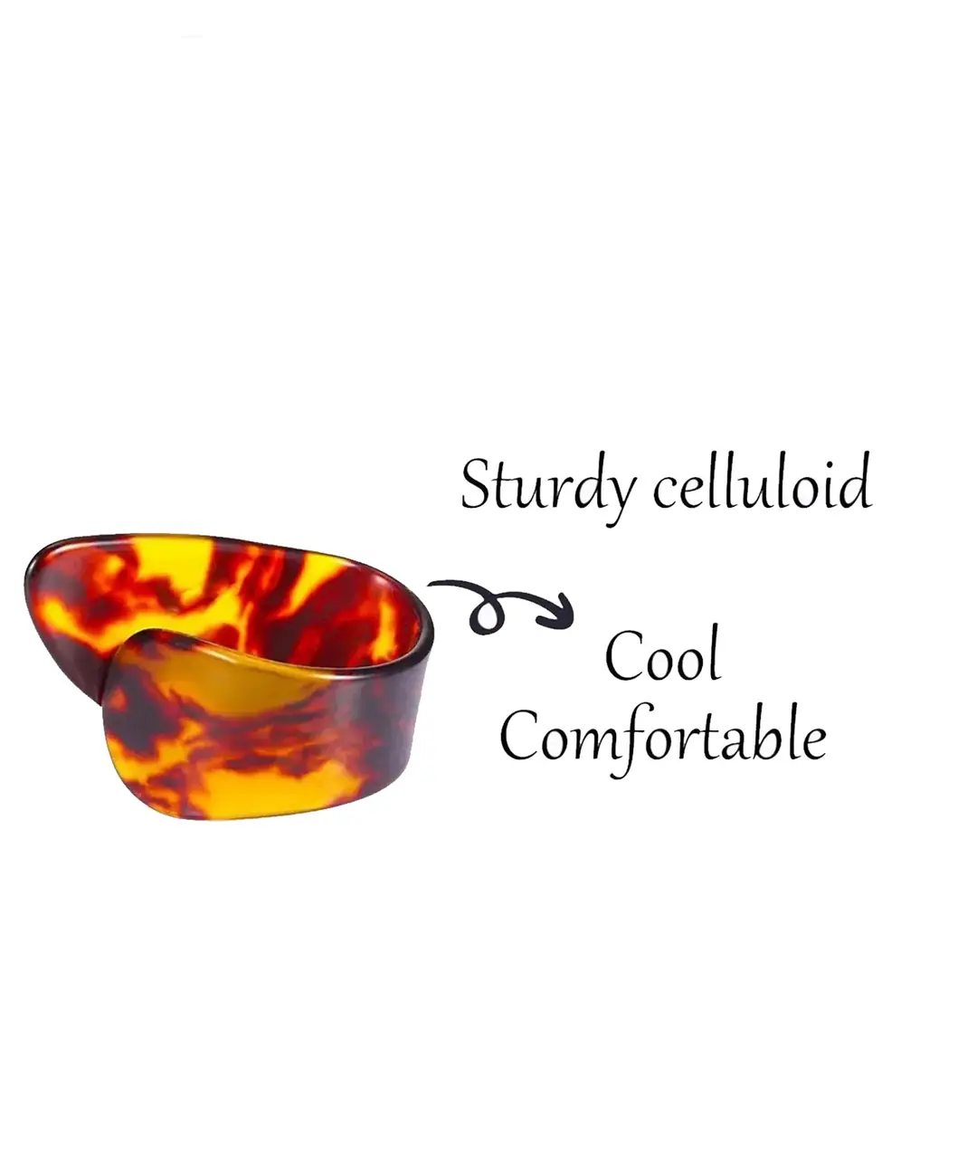 PB07 Selüloit Başparmak Pena 12'li Set Akustik Klasik Gitar Aktaş Müzik