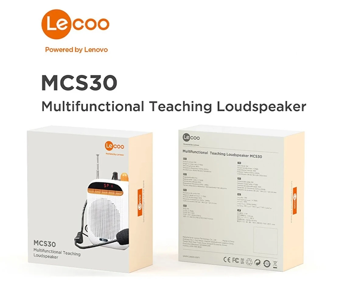 Lecoo Mcs30 Rehber Amfisi Bluetoothlu Headsetli