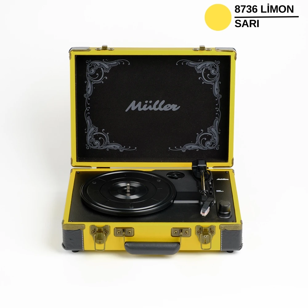 Müller Mr-350Bt Nostaljik Pikap Limon-Sarı detay