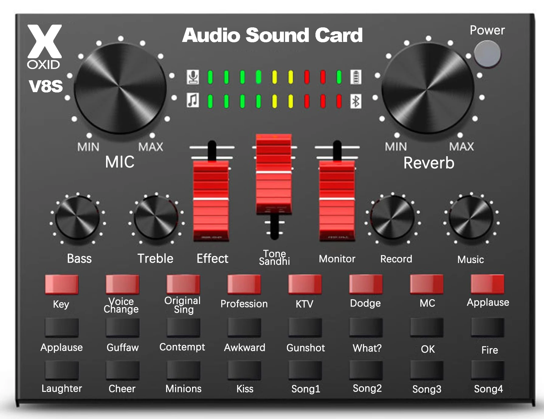 Oxid V8S Podcast Youtuber Ses Kartı