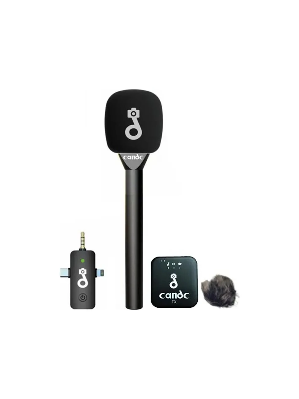 Cande DC-1V Röportaj Mobil Kamera Mikrofonu MIC 1TC-1RX
