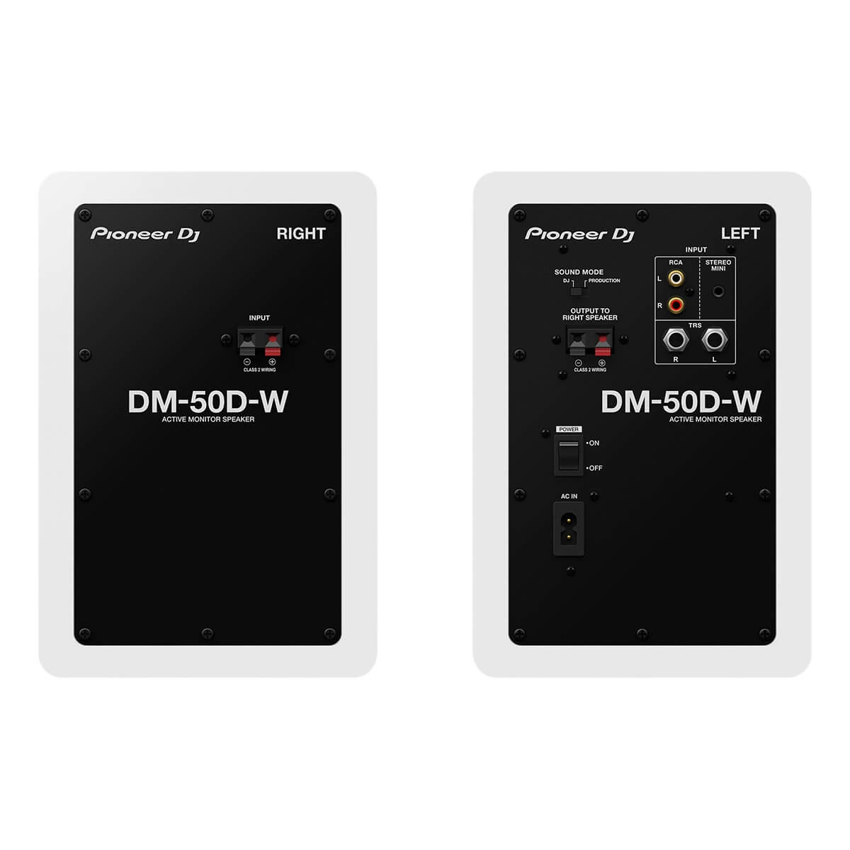 Pioneer Dj Dm-50D-W 5 İnch Dj -Production Monitor Beyaz detay