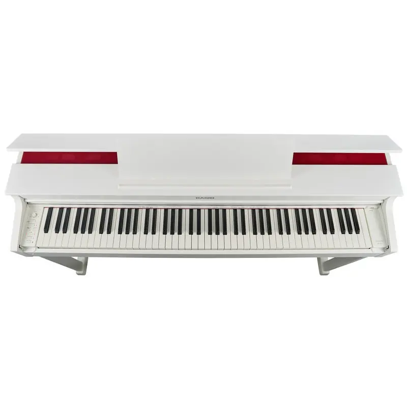 Casio AP-470 abanoz ve fildişi kaplama tuş dokusu