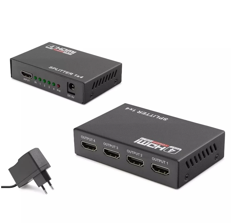 Splıtter Hdmi 1 4V 1080P 3D 1 Giriş 4 Çıkış
