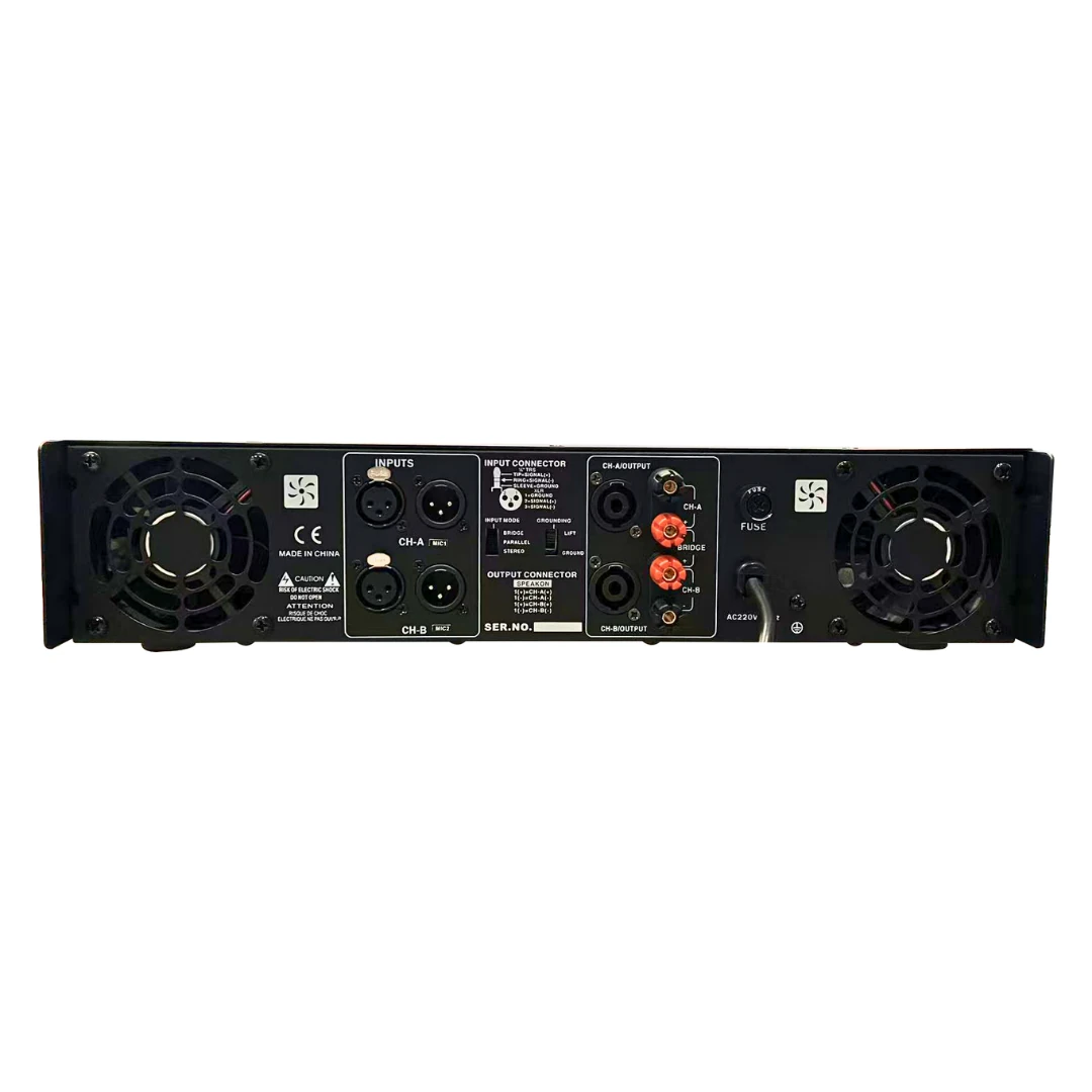 Bofmann TP-2000S 2x1000 Watt Profesyonel Stereo Amplifikatör Detay