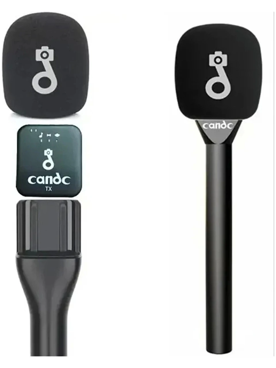 Cande DC-1V Röportaj Mobil Kamera Mikrofonu MIC 1TC-1RX detay