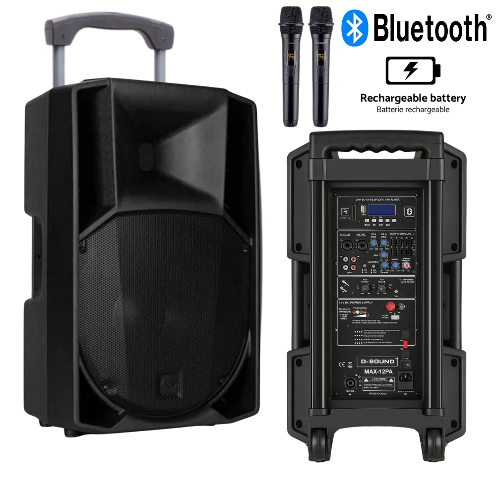 D-Sound Max-15Pa II Taşınabilir Şarjlı Hoparlör