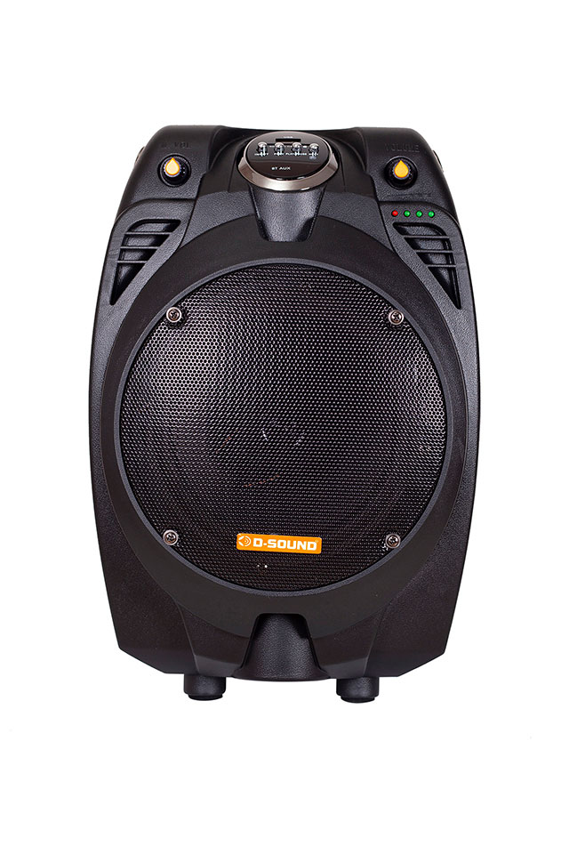 D-Sound Pa-065 130W Siyah Amfi Taşınabilir Şarjlı Hoparlör detay