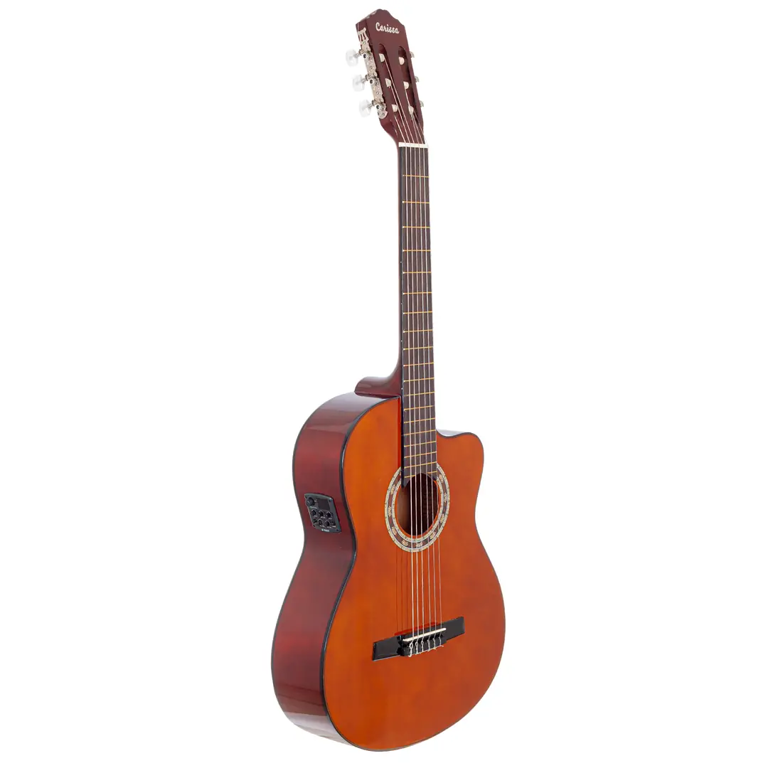 Carissa CG-160CE NAT Naturel Elektro Klasik Gitar Cutaway Kasa Aktaş Müzik
