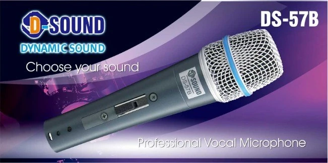 Dynamic Kablolu Mikrofon D-Sound Ds-57B detay