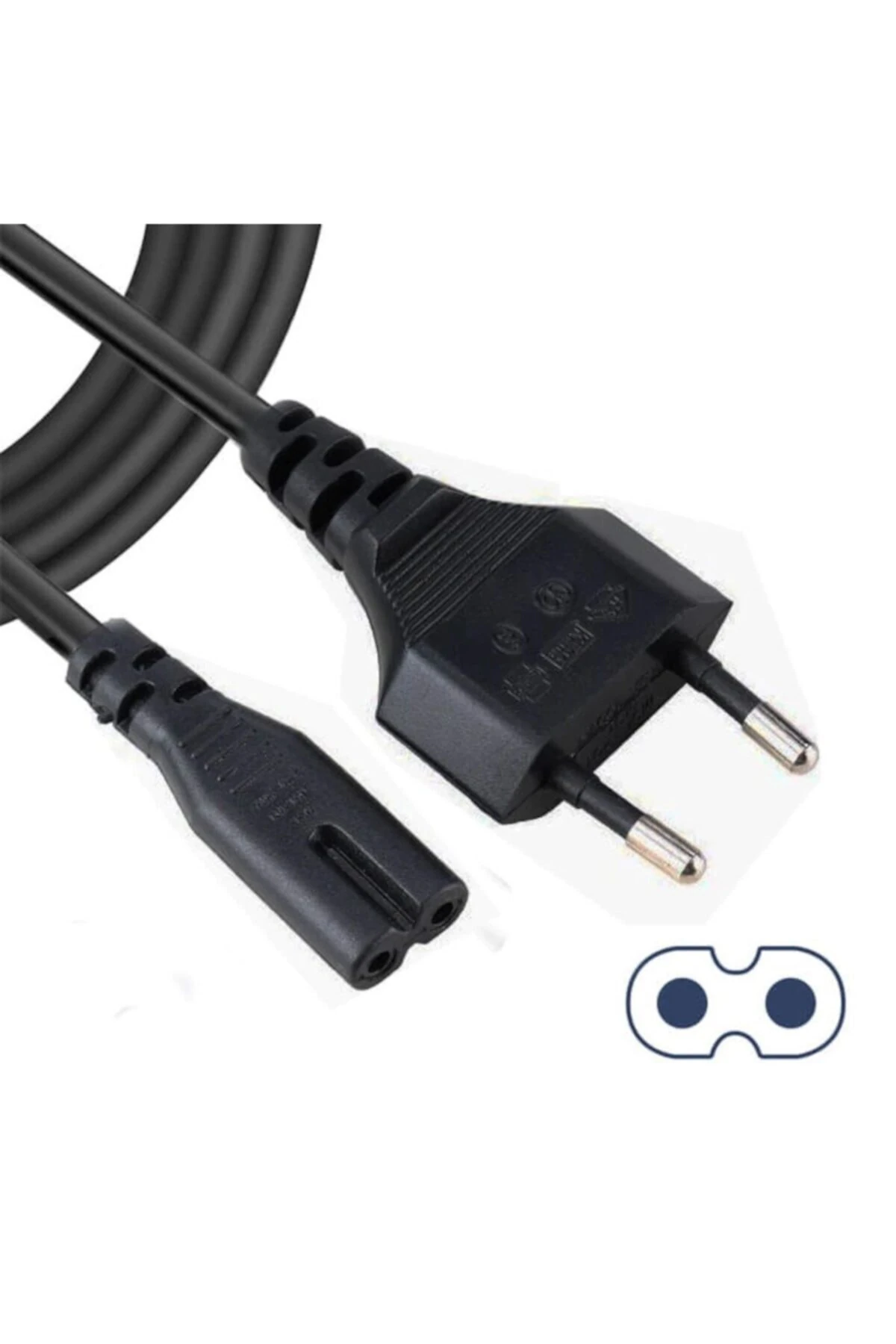 Teyp Elektrik Fişi 1 5 Metre Power Güç Kablosu