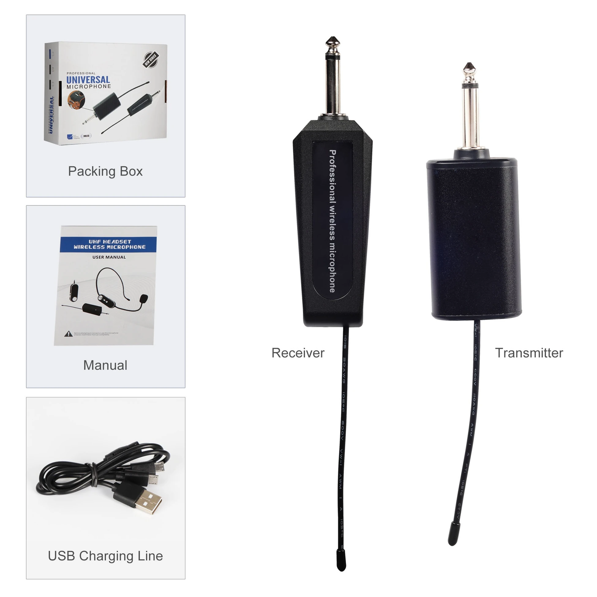 Oxid Oxd-T5G Gitar Saz Kablosuz Jak Mikrofon görünüm