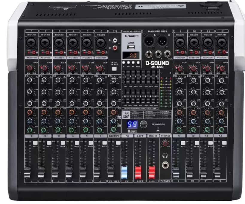 D-Sound Dm-1200 12 Kanal Deck Mixer