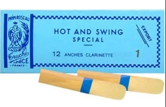 Hot Swing Mavi Kuşak Klarnet Kamışı 1 Numara 12 Adet