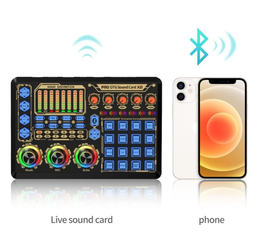 Oxid X8 Podcast Youtuber Ses Kartı Set detay