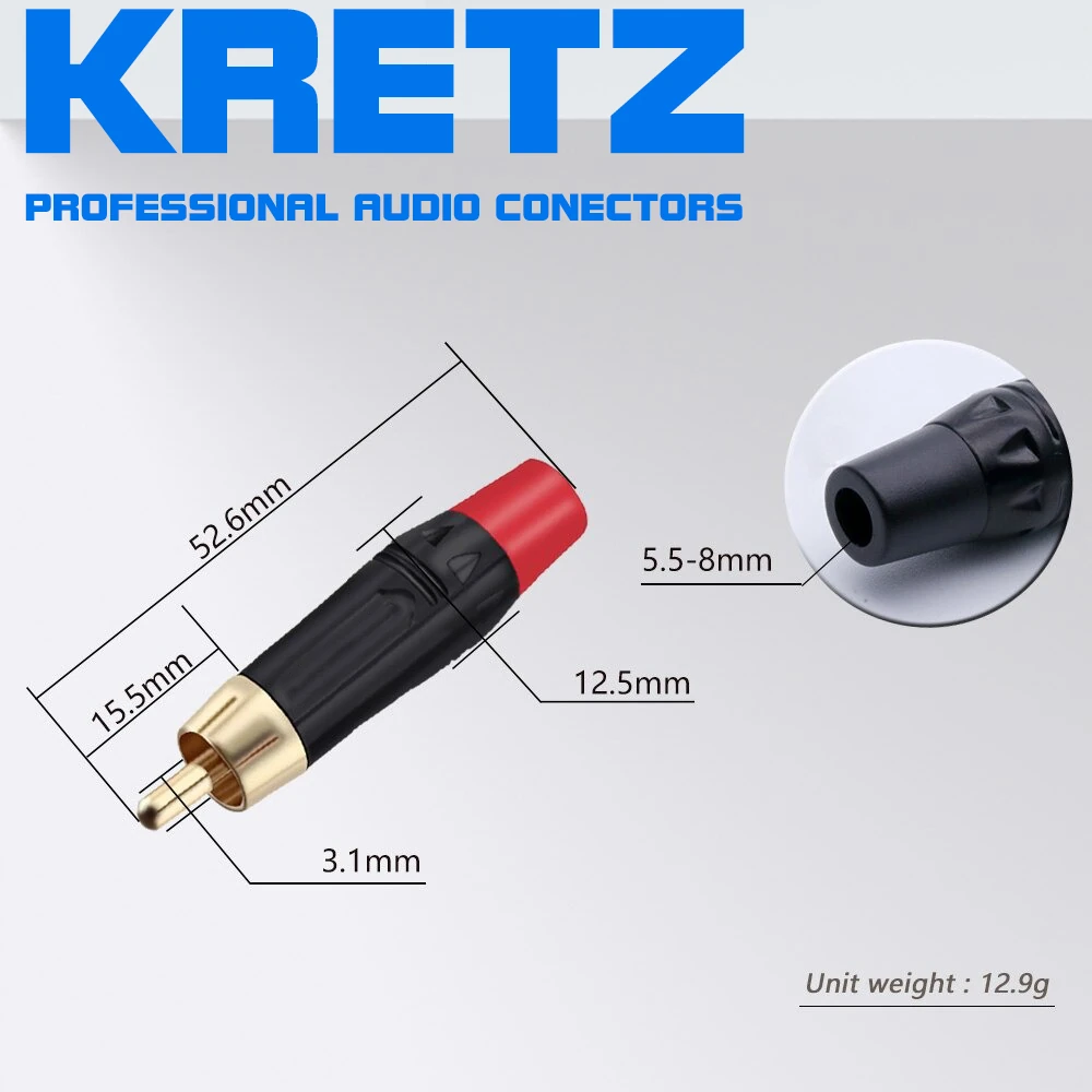 Dc-045 Rca Connector 1 Adet görünüm