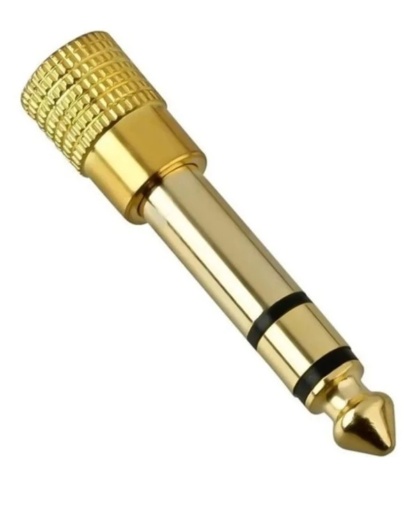 D-Konnektör   3.5 Mm  To 6.3 Mm Erkek  Vidalı Dişi Çevirici