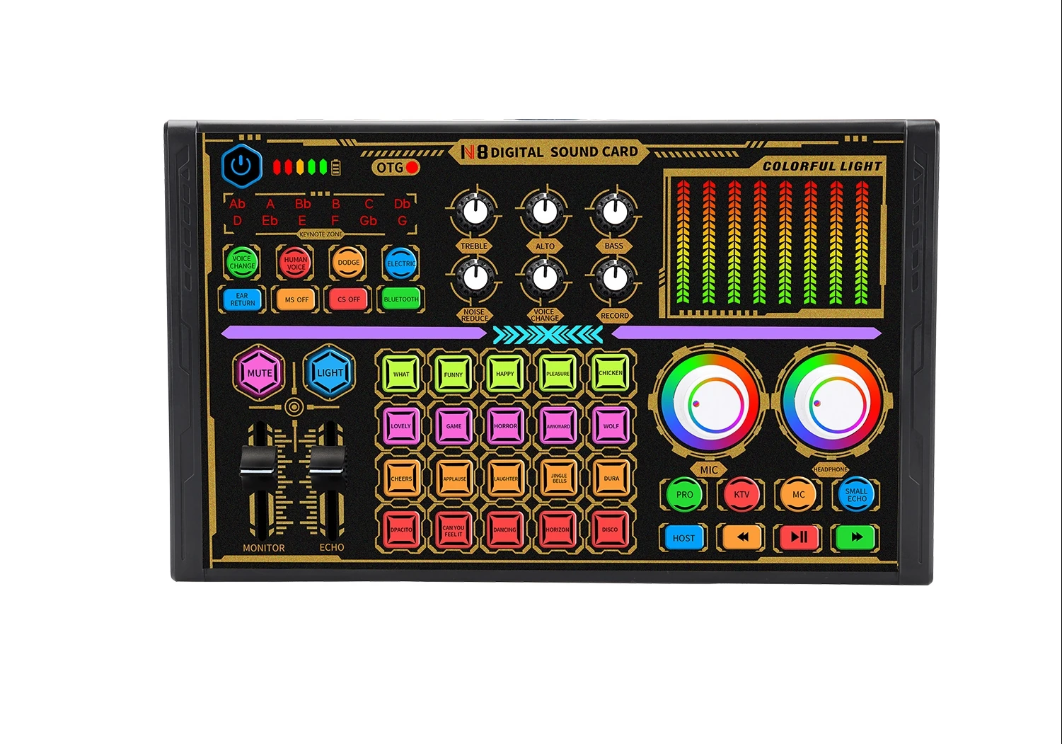 Oxid N8 Podcast Youtuber Ses Kartı Set