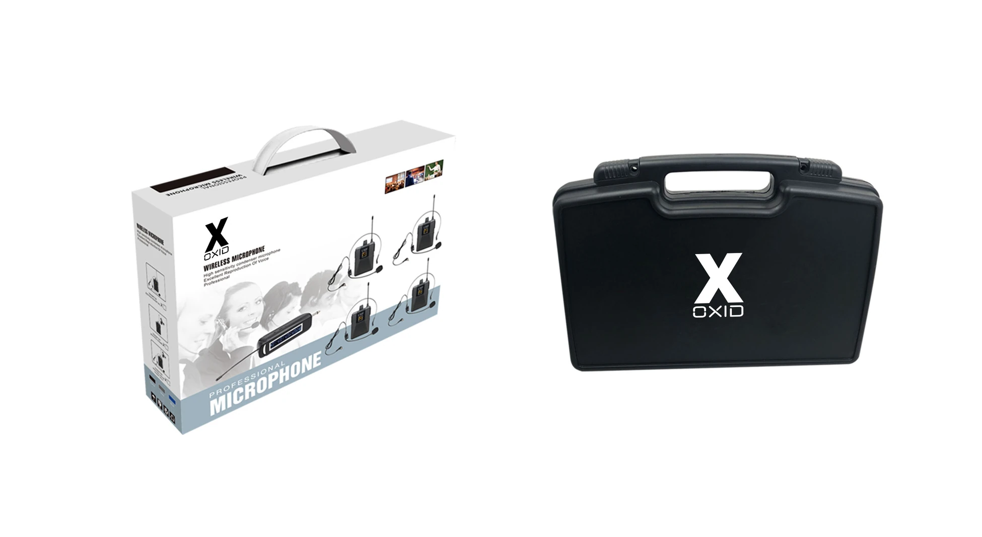 Oxid Oxd-634Y 4-Piece Lavalier Headset Microphone detail
