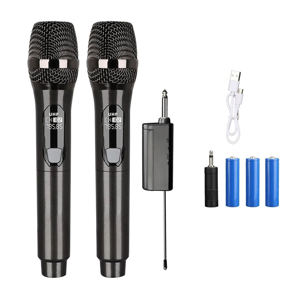 Wn-04 Kablosuz 2 El Mikrofonu Şarjlı detay