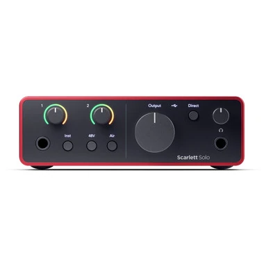 Focusrite Scarlett Solo Gen 4 Ses Kartı (MOSC0032)
