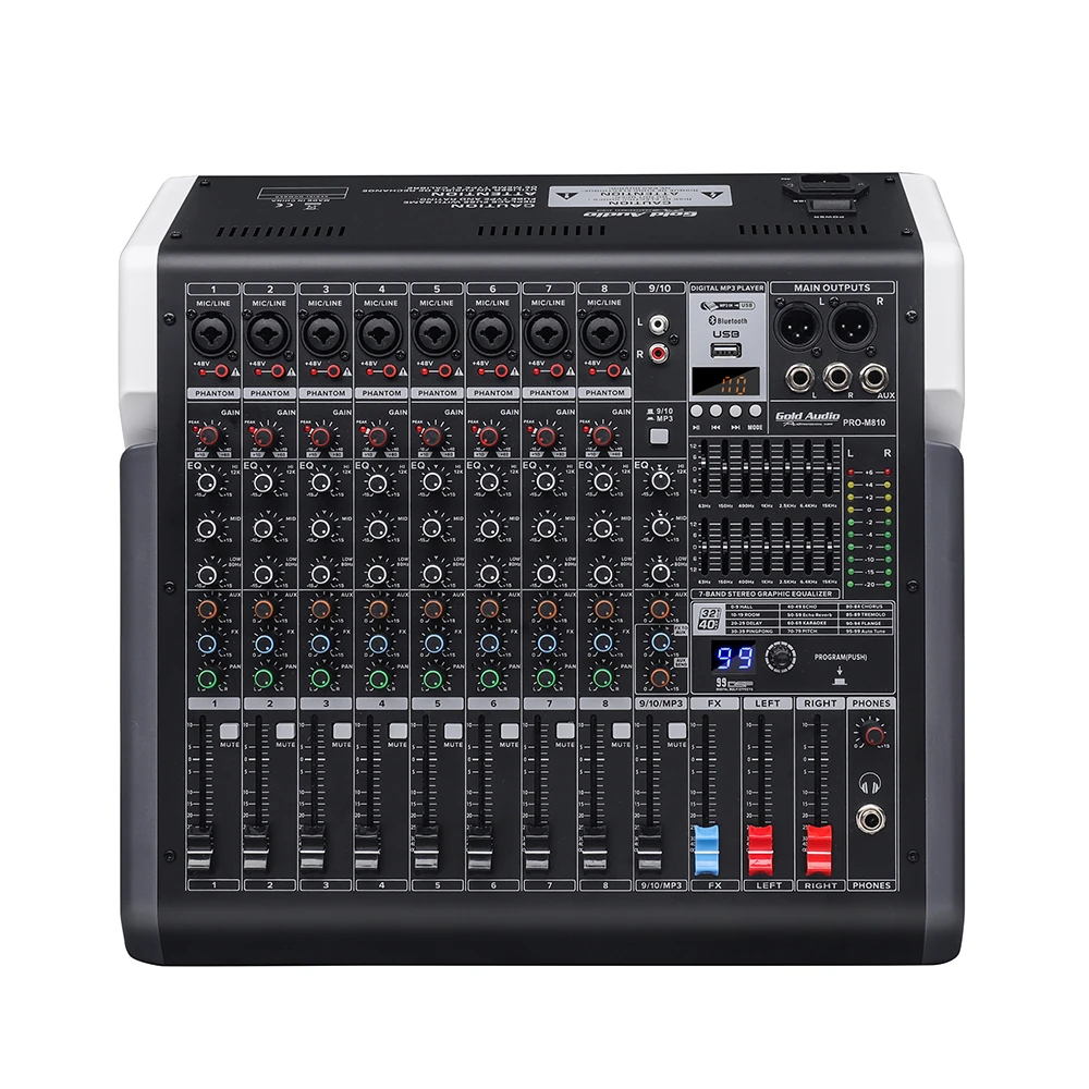 Gold Audio Pro-M810 Deck Mixer