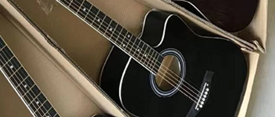 Stiller 41İnch Akustik Gitar Basswood Siyah-Parlak