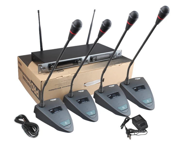 Acemic Acemic Eu-8204 4Lü Wireless Conference Microphone System