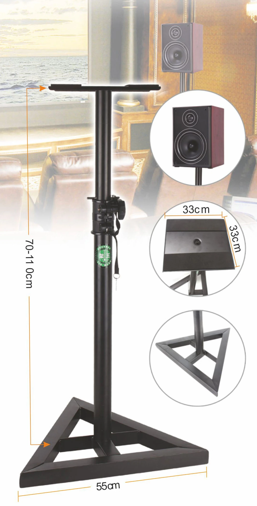 N-Audio Ss-55 Studyo Monitor Sehpası (Çift)