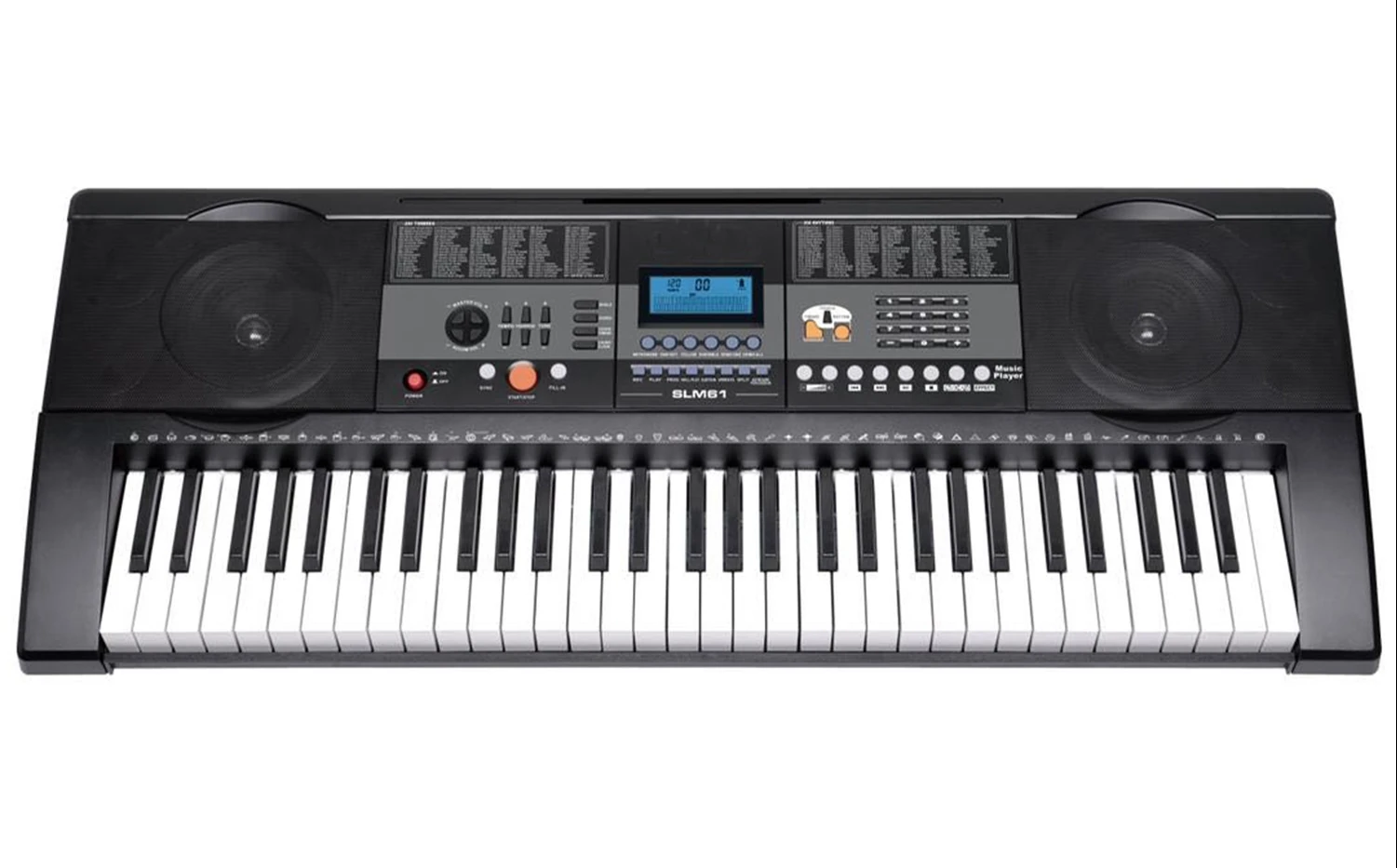 Slm-61 61 5 Oktav Tuşlu Org Tuş Hassasiyetli