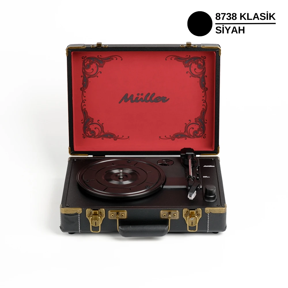 Müller Mr-350Bt Nostaljik Pikap Klasik-Siyah detay