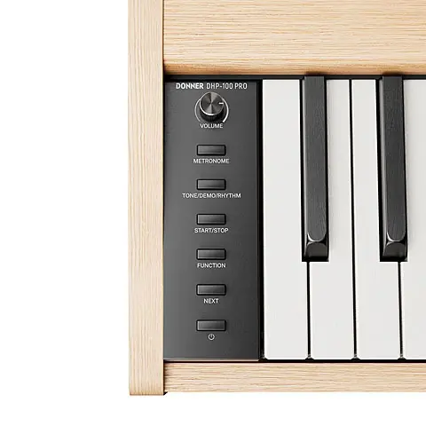 Donner DHP-100 güçlü hoparlörler USB MIDI ve kulaklık bağlantıları